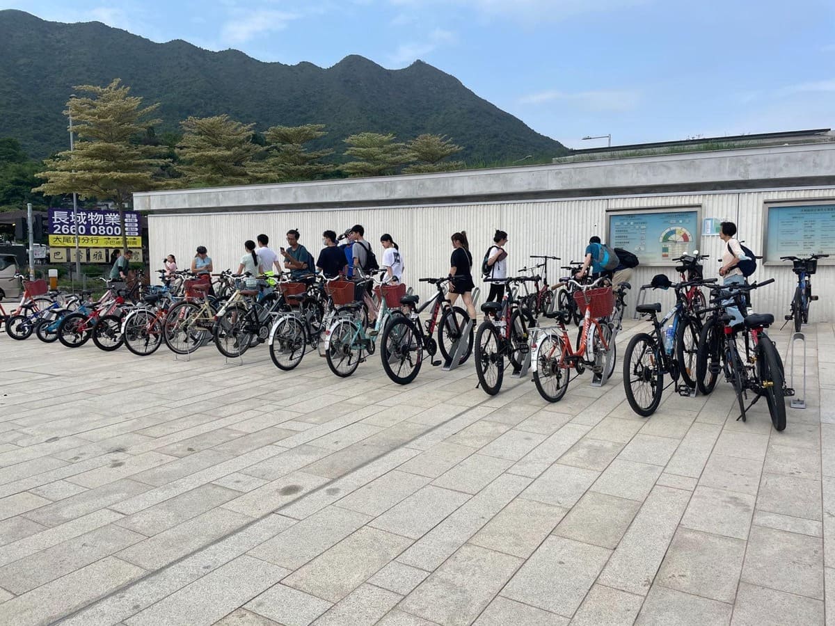大埔龍尾灘,踩單車好去處