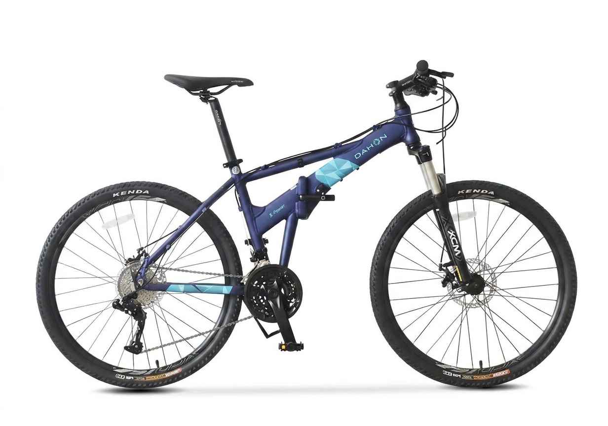 Dahon XAA673M 26inch 27 Speed Disc Folding Bike - Matt Blue