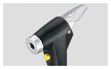 JoeBlow Ace SmartHead with the yellow air-release button