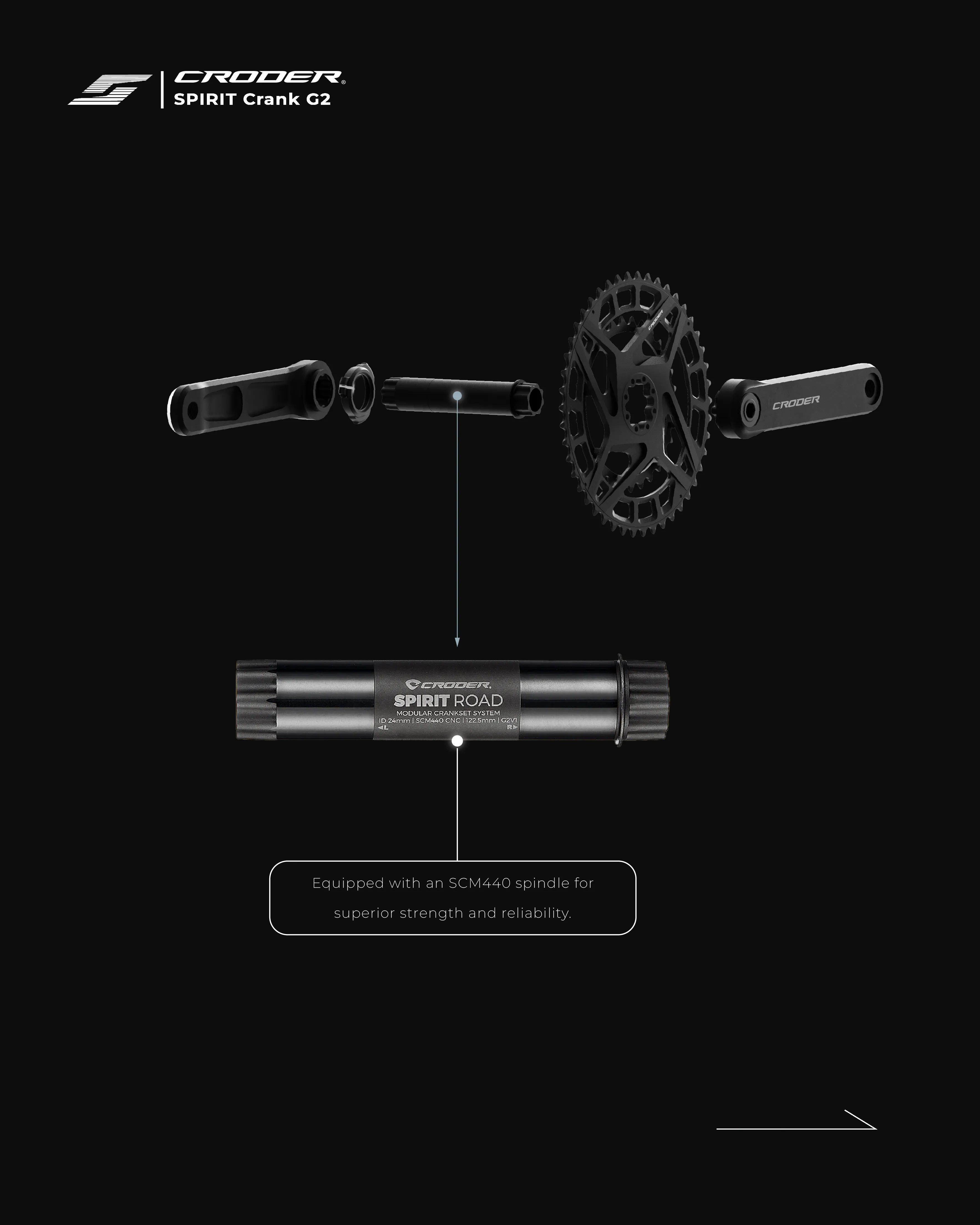 crider g2 spirit axle