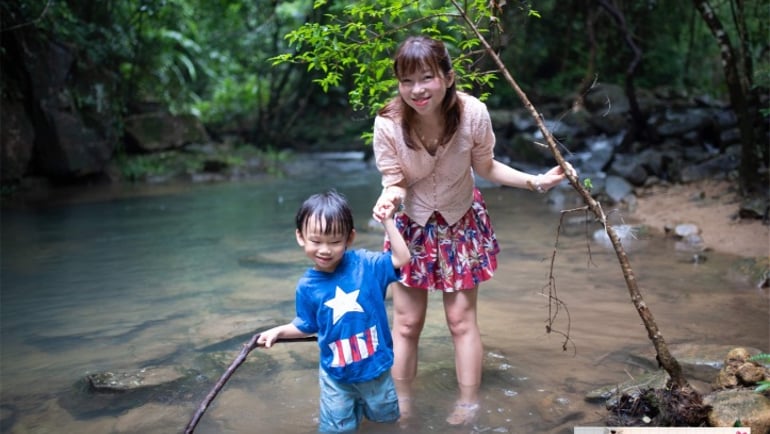 【親子樂遊】大埔滘河嬉水,擲石頭,往戶外走