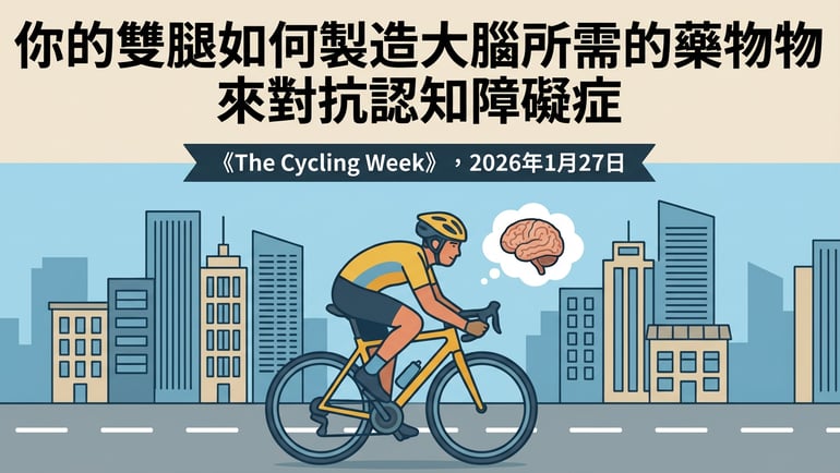 【科學新知】你的雙腿是人體最強的「藥房」:踩單車如何激活大腦並預防退化?